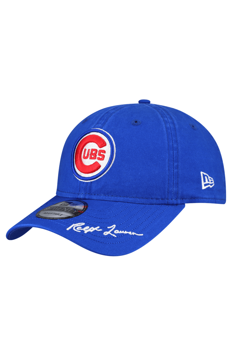 New Era Men's New Era Ralph Lauren x MLB  Royal Chicago Cubs 9TWENTY Adjustable Hat, Main, color, Royal