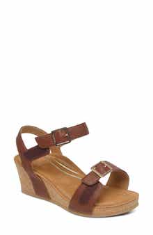 Aetrex Lexa Wedge Sandal