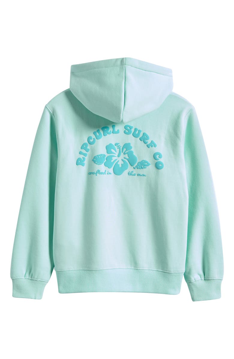 Rip Curl Kids' Hibiscus Heat Logo Sweatshirt, Alternate, color, Light Sea Blue