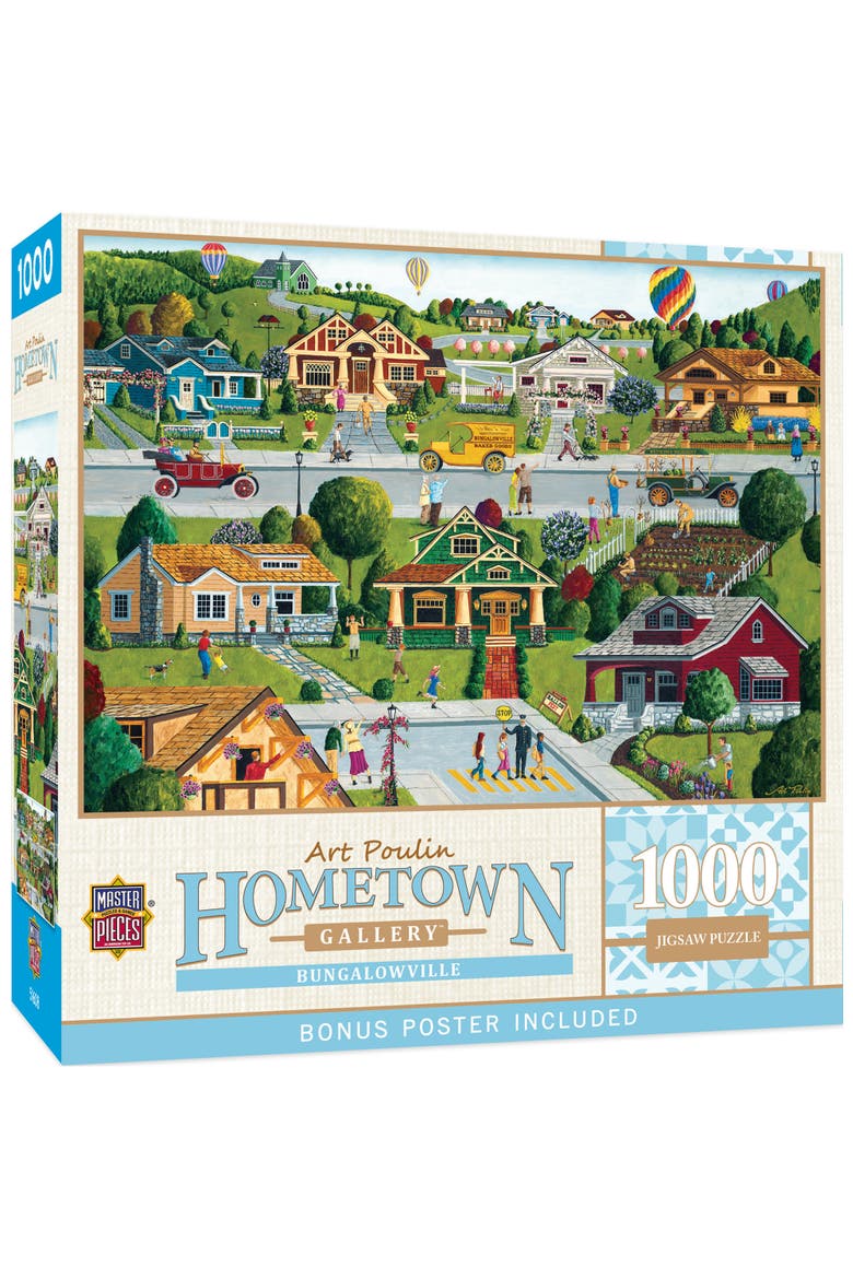 Bungalowville 1000 Piece Jigsaw Puzzle, Main, color, Multicolor