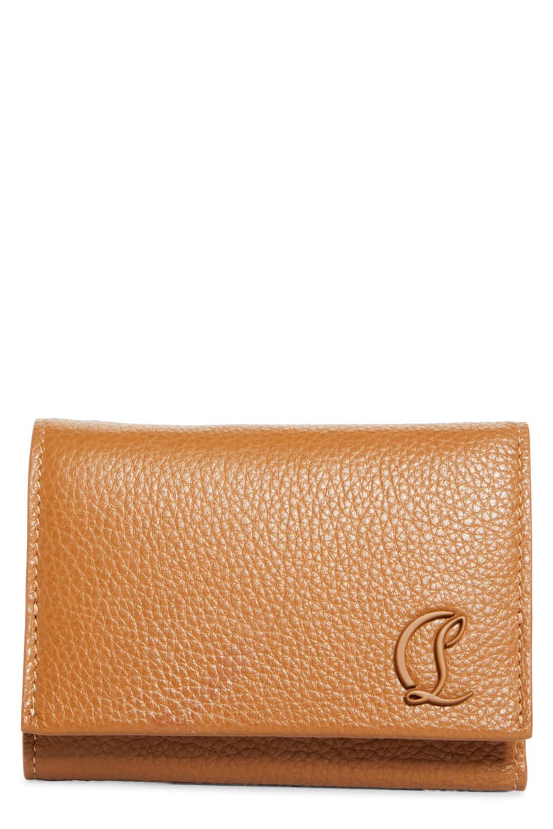 Mooncrest Compact Leather Trifold Wallet, Main, color, CUOIO