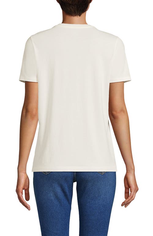 Lands' End Relaxed Supima Cotton Crew Neck T-shirt