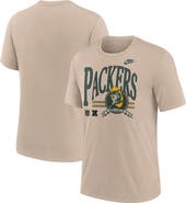 Nike Men's Nike Sand Green Bay Packers Rewind Tri-Blend T-Shirt