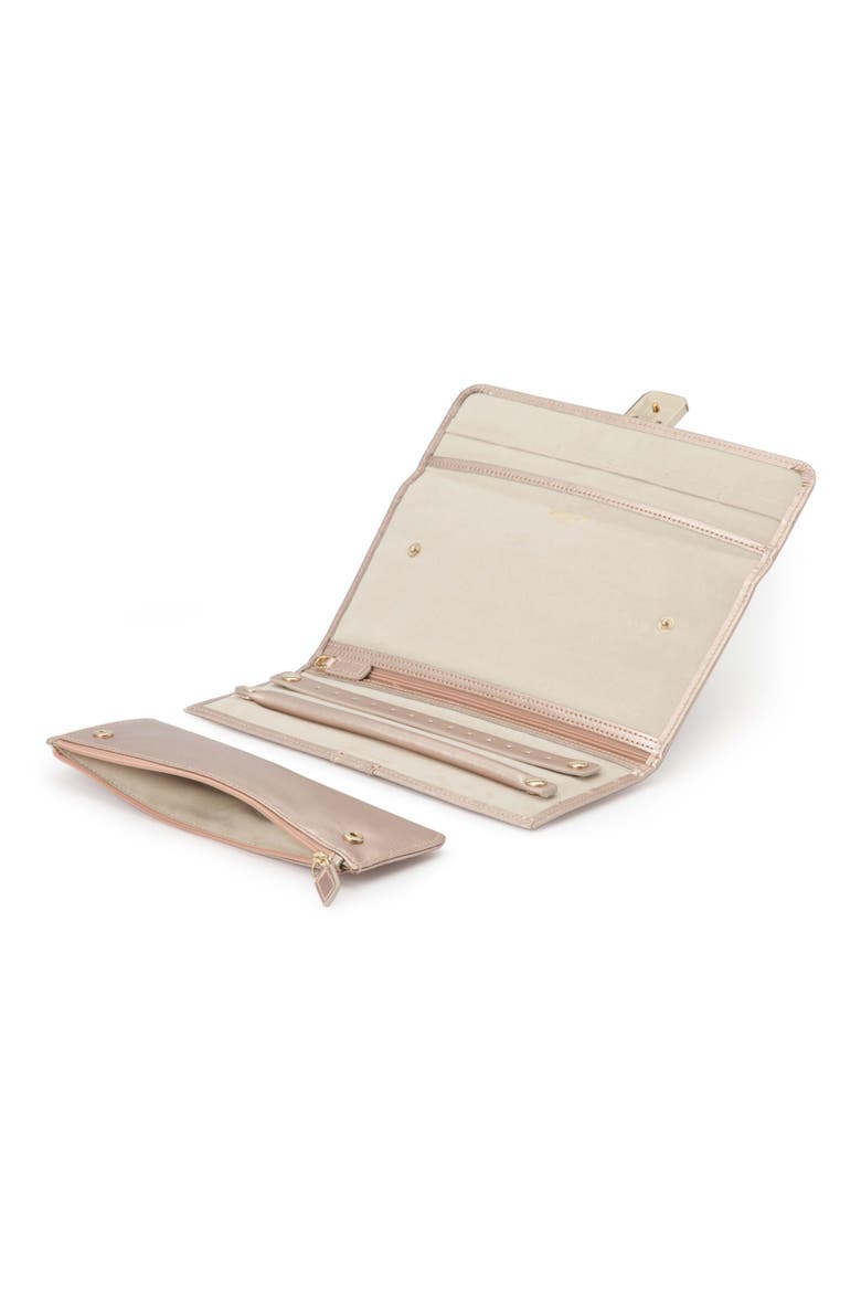 Palermo Jewelry Roll, Alternate, color, ROSE GOLD