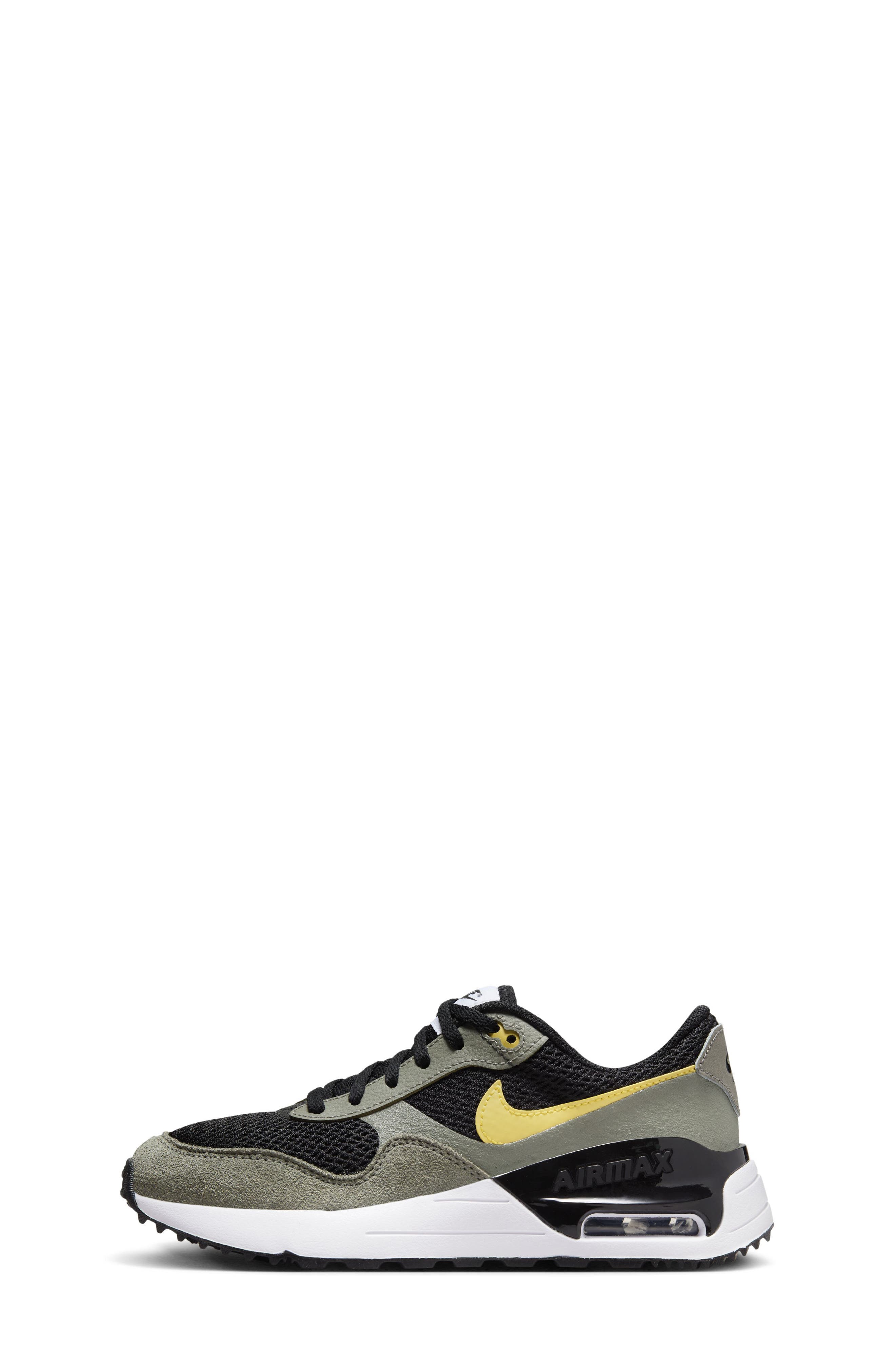 Air Max SYSTM Sneaker, Alternate, color, BLACK/ STUCCO/ BLACK/ GOLD