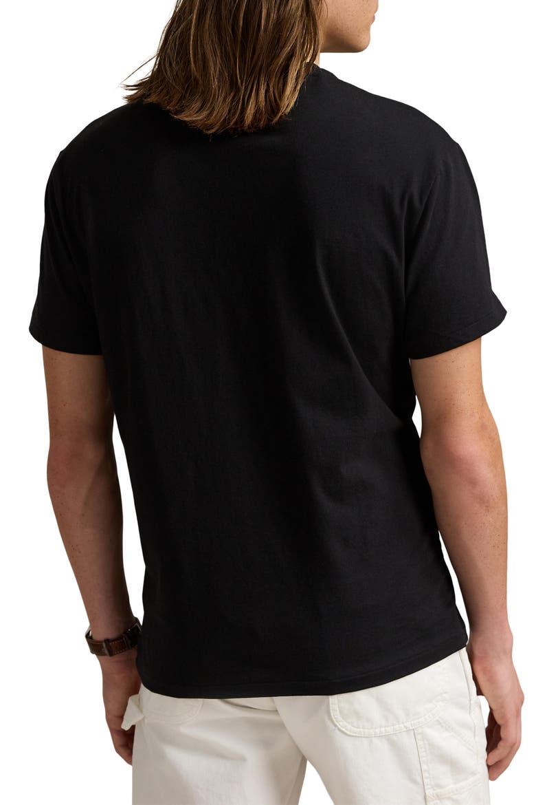 Logo Graphic T-Shirt, Alternate, color, POLO BLACK