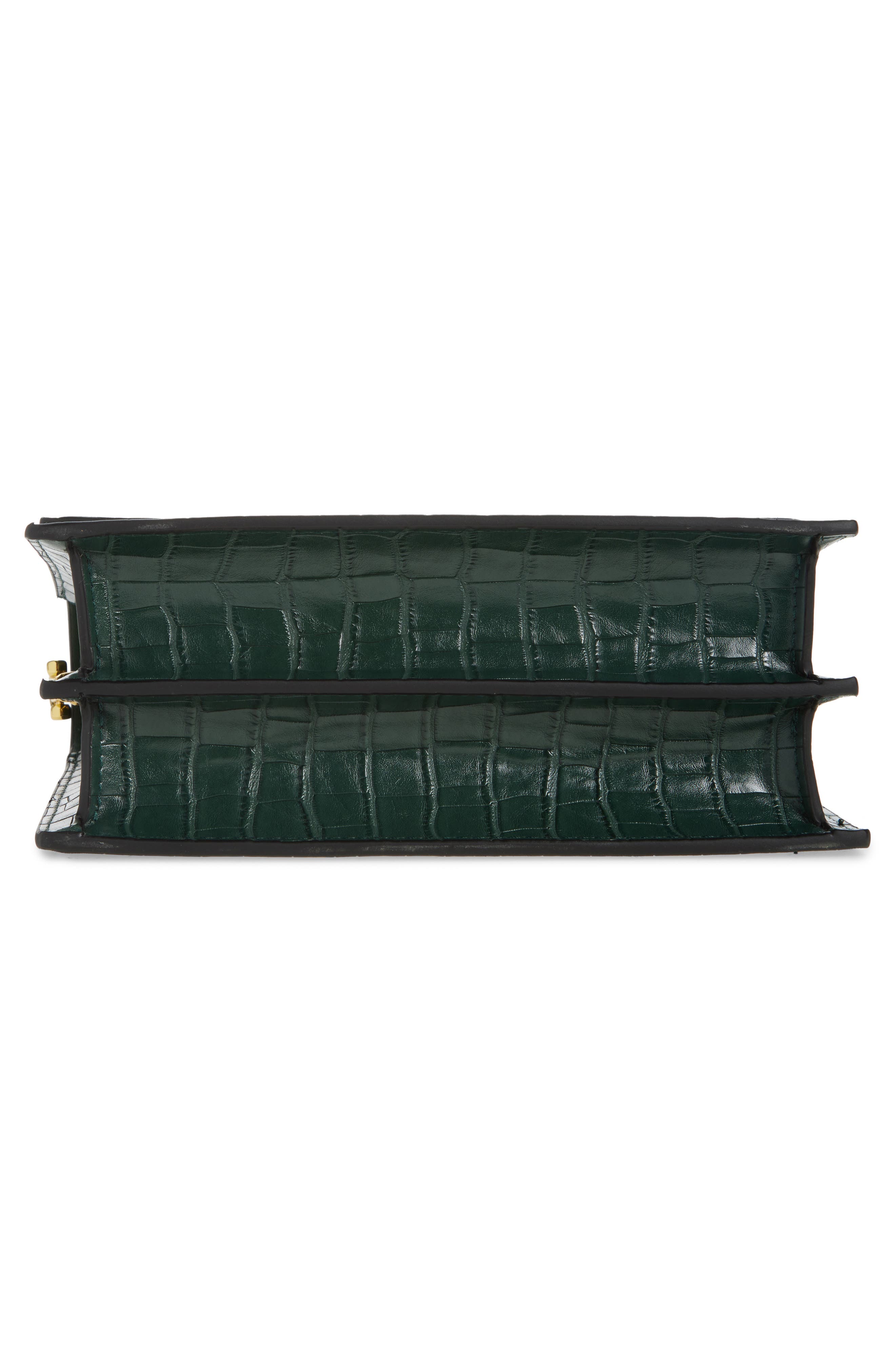 JW PEI Mini Flap Croc Embossed Faux Leather Crossbody Bag, Alternate, color, 