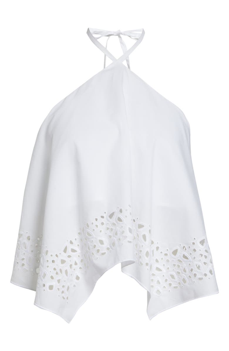 A.L.C. Aleia Halter Top, Alternate, color, White