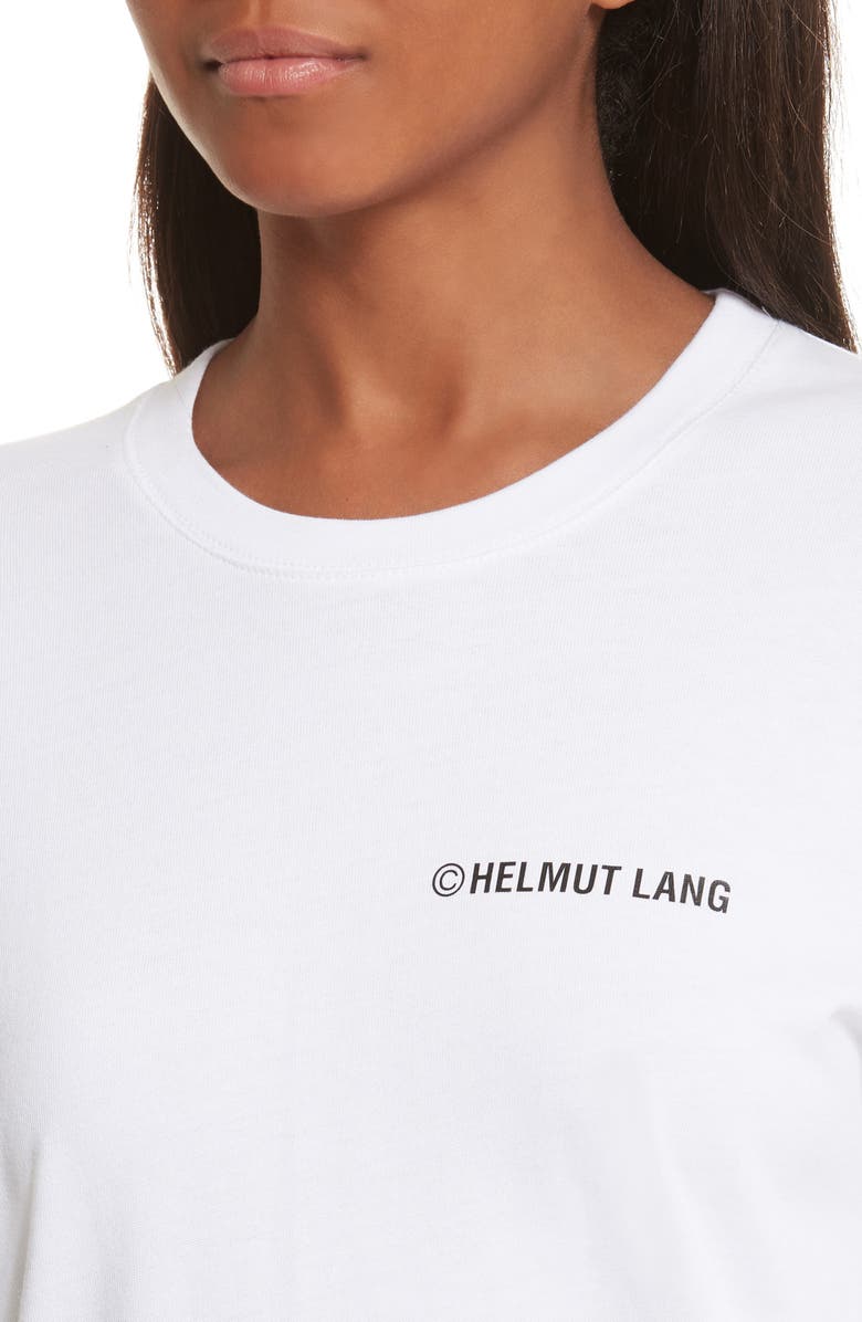Helmut Lang Taxi Long Sleeve Tee, Alternate, color, 