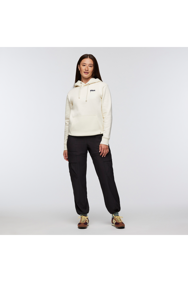 Flag Pullover Hoodie - Women's, Alternate, color, Bone