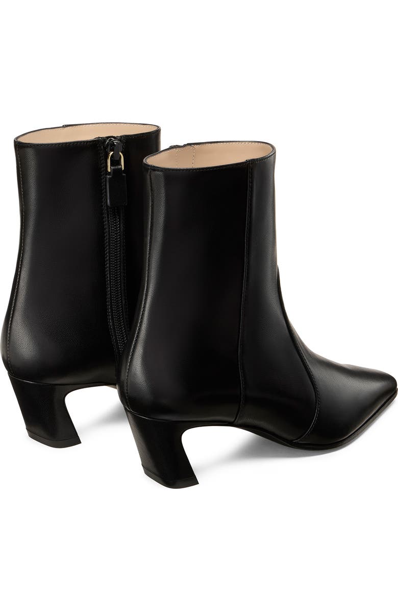 Stuart Weitzman Stassi Zip Bootie 50, Alternate, color, Black