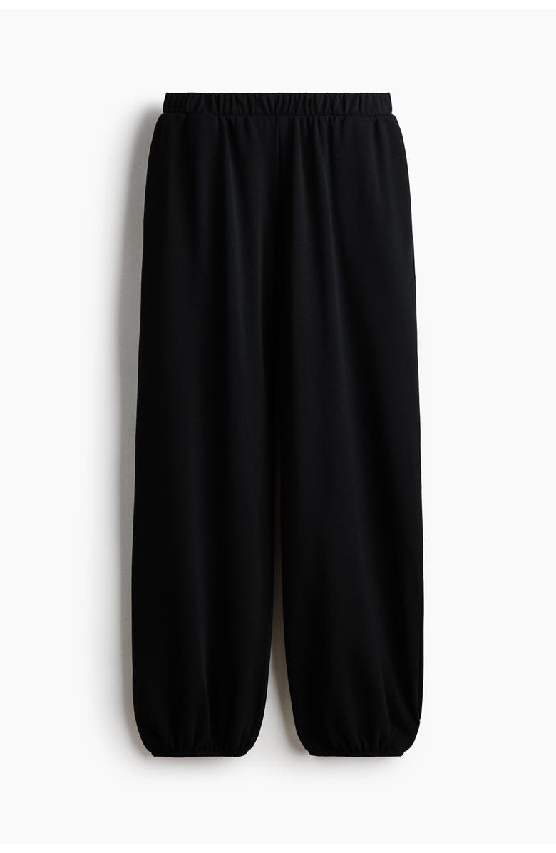 H&M Loose-fit Joggers, Main, color, Black
