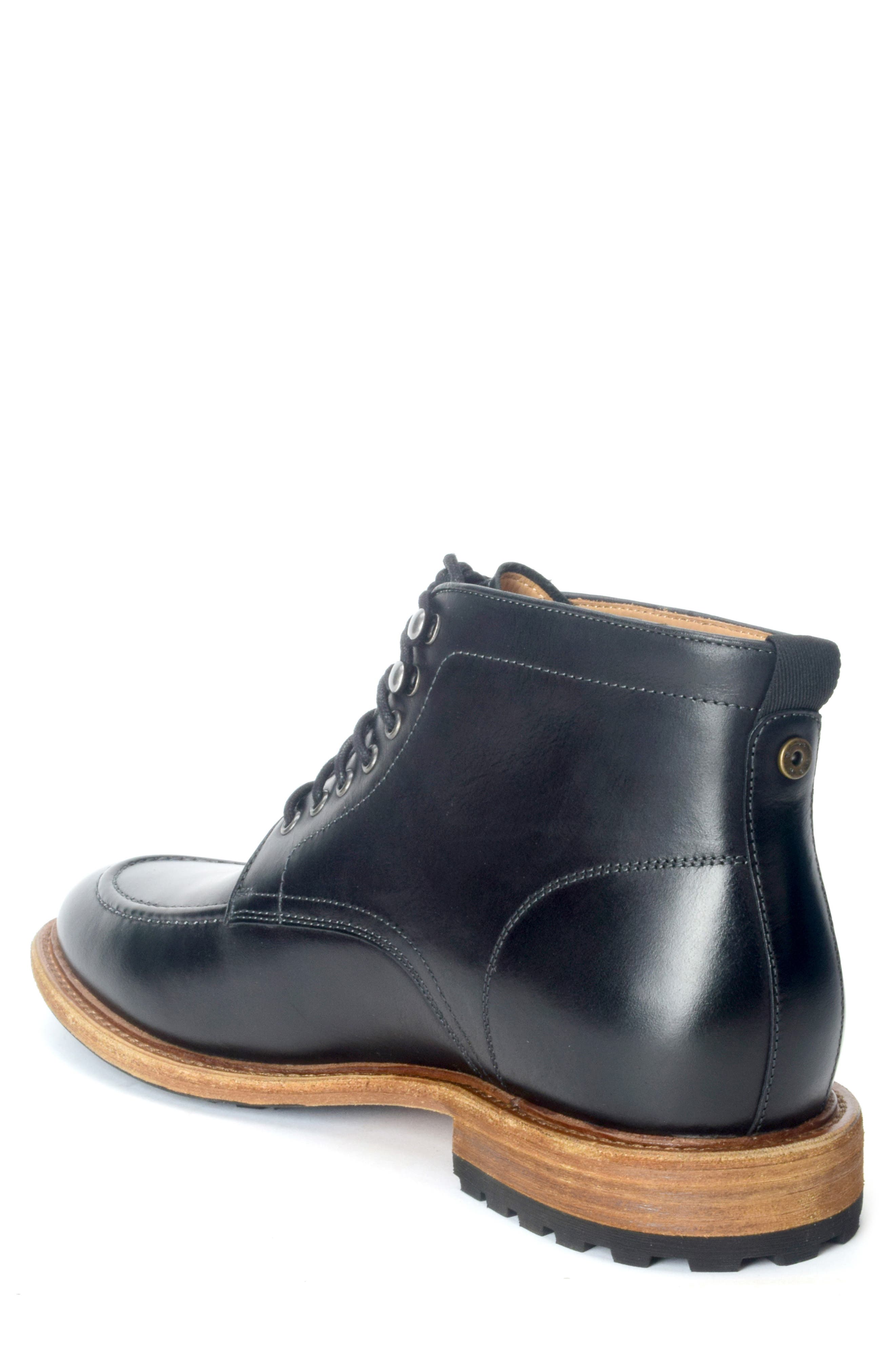 Warfield & Grand Trench Lace-Up Boot, Alternate, color, Black