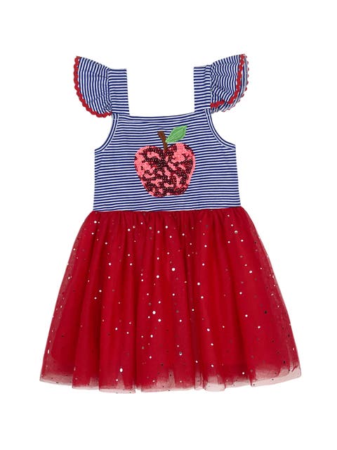 Girls A+ Attire Apple Sparkle Tutu Dress (Toddler, Little Kid & Big Kid)