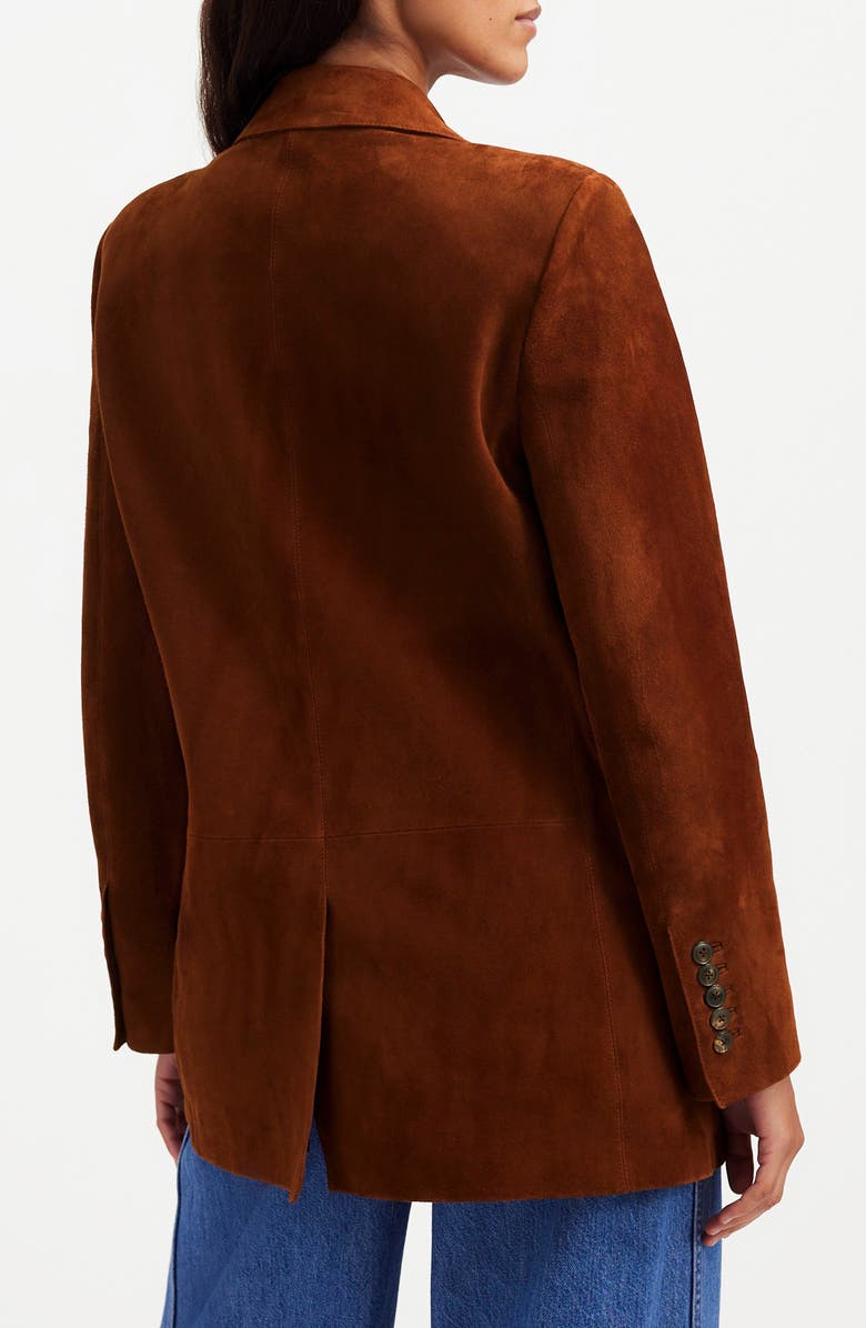 Madewell The Kline Suede Blazer, Alternate, color, 