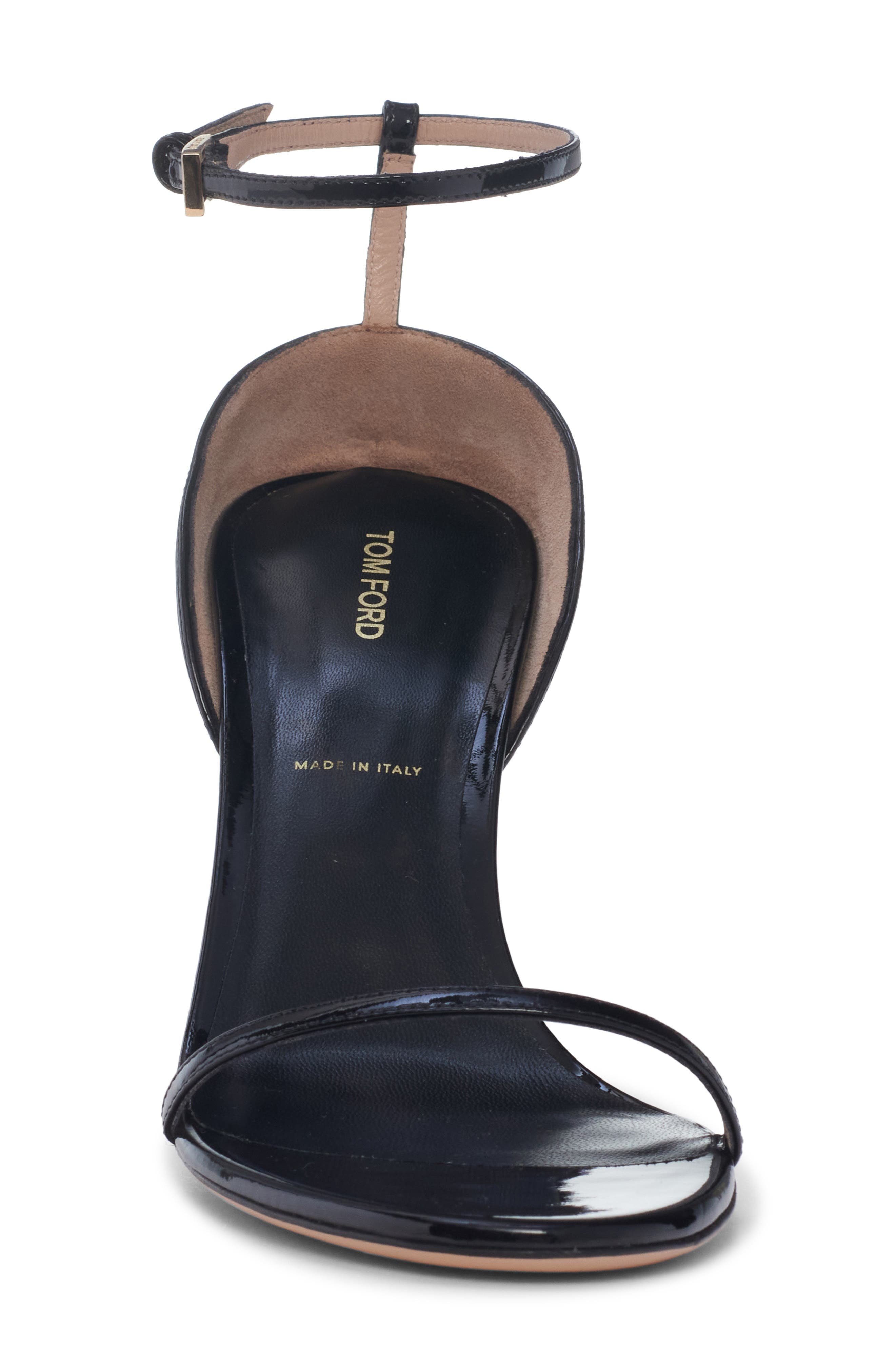 TOM FORD Vertigo Ankle Strap Sandal, Alternate, color, Naa Black