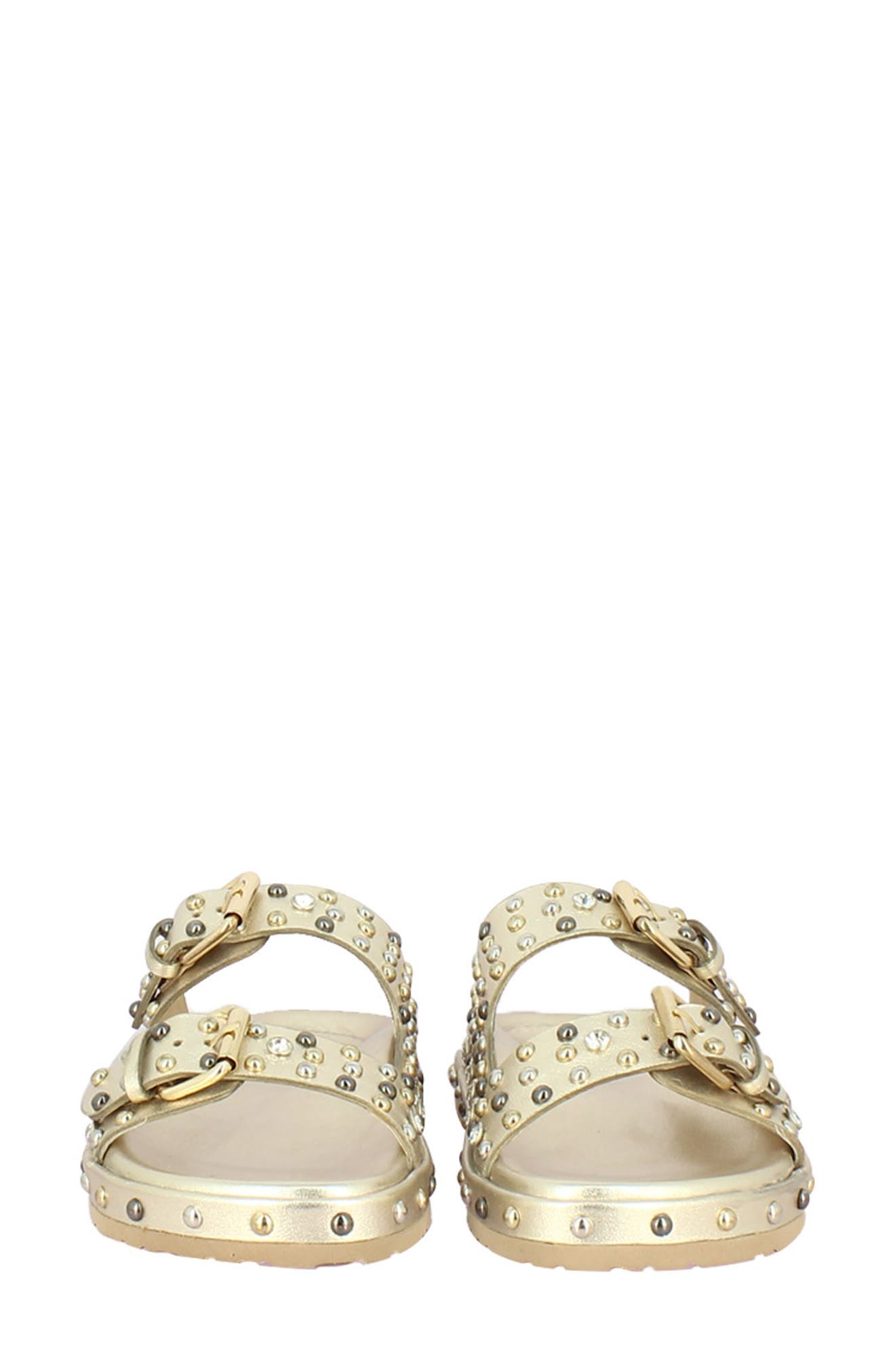 Chloe Slide Sandal, Alternate, color, PLATINE