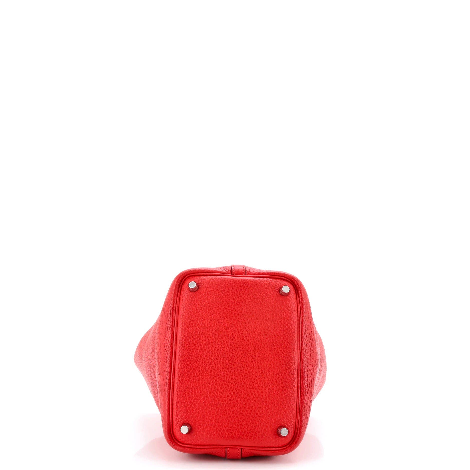 Pre-Owned Hermes Picotin Lock Bag Clemence PM, Alternate, color, Rouge Tomate