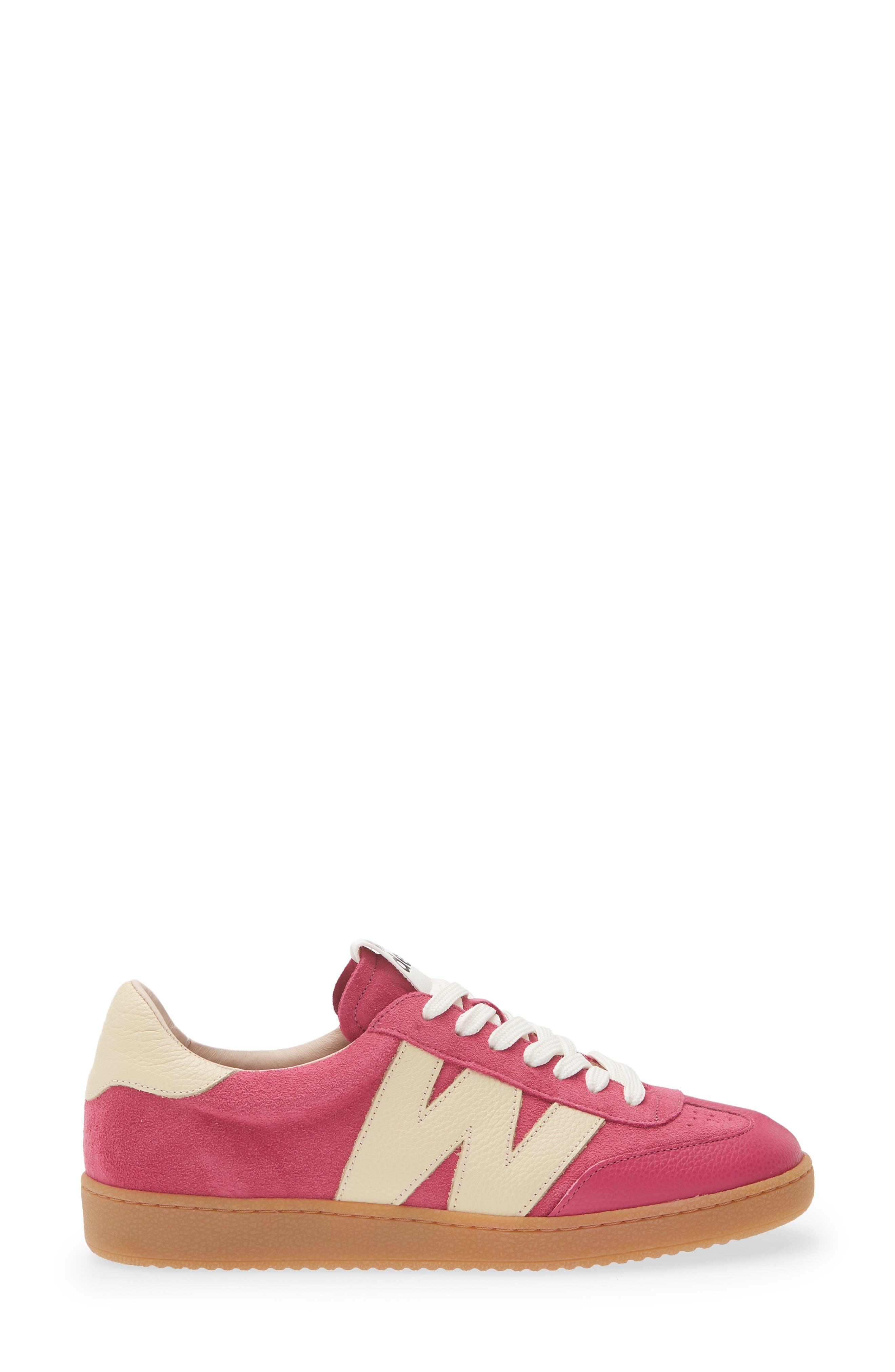Lace-up Sneaker, Alternate, color, FUCHSIA