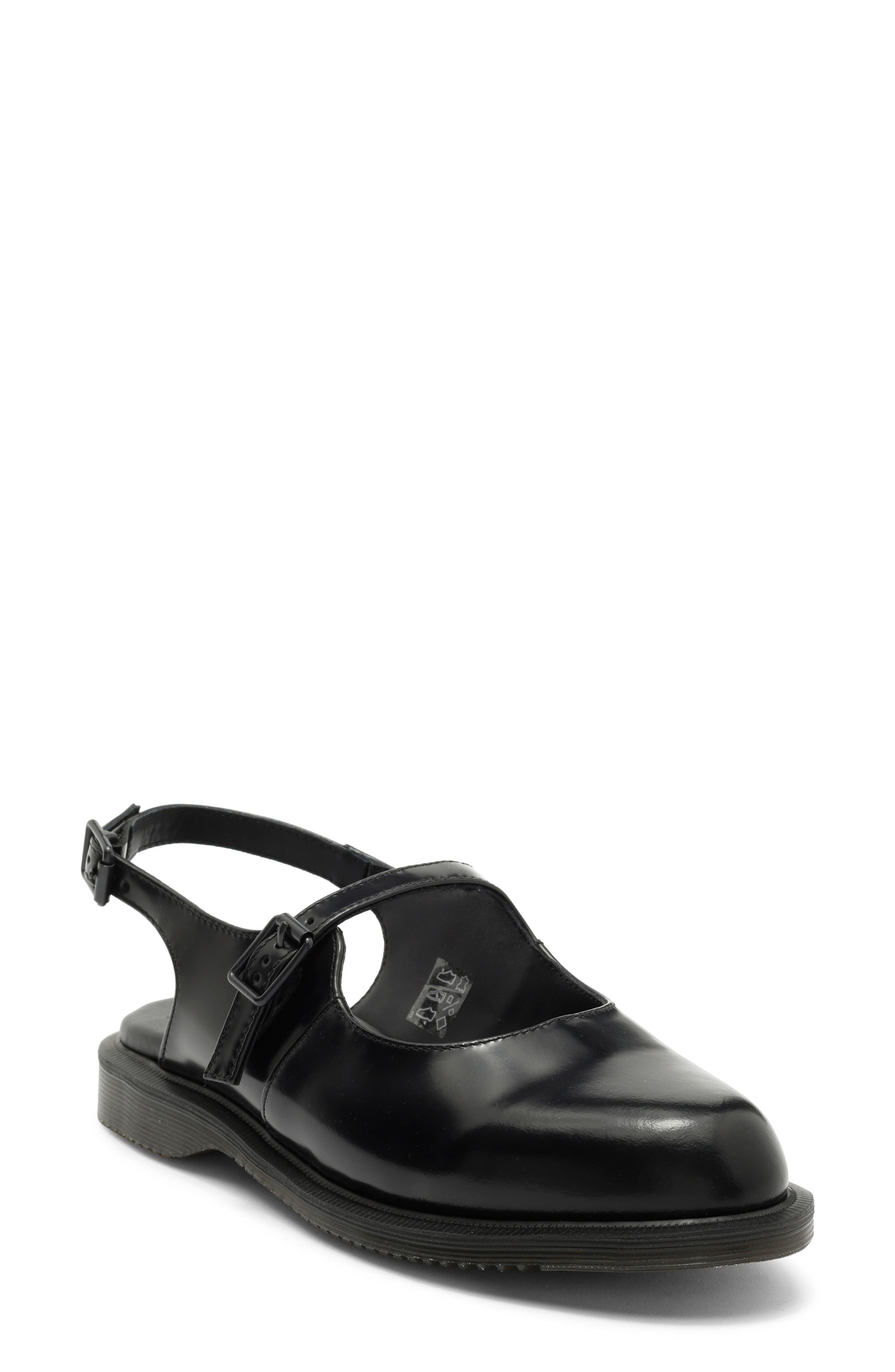 Dr. Martens Madaline Slingback Mary Jane Flat, Main, color, Black