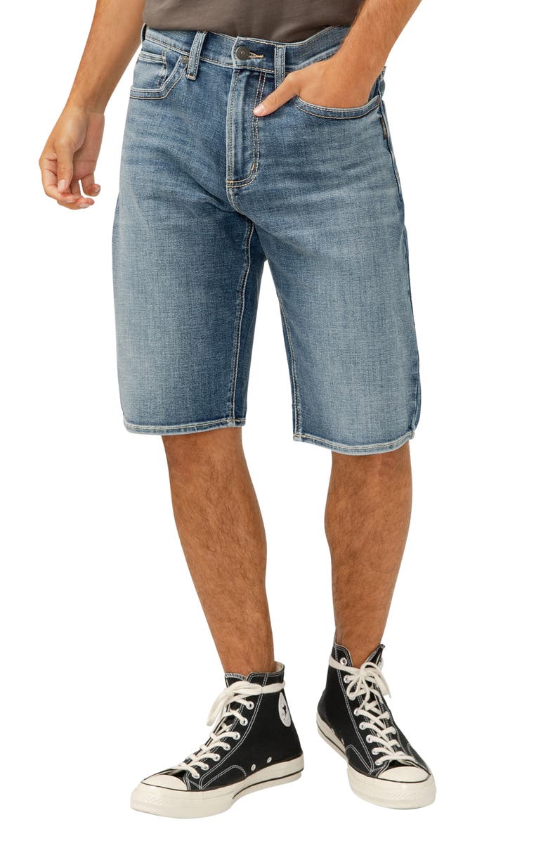 Silver Jeans Co. Gordie Relaxed Fit Denim Shorts, Alternate, color, Indigo