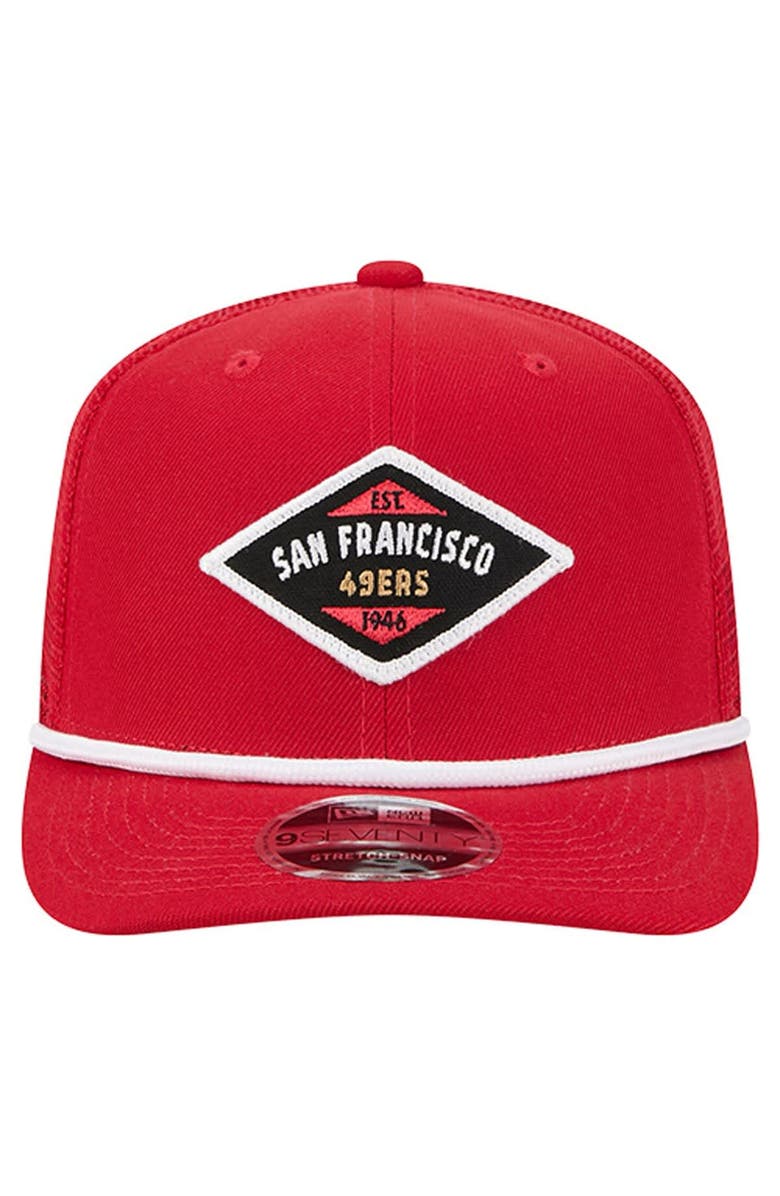 New Era Men's New Era  Scarlet San Francisco 49ers Team 9SEVENTY Adjustable Hat, Alternate, color, Scarlet