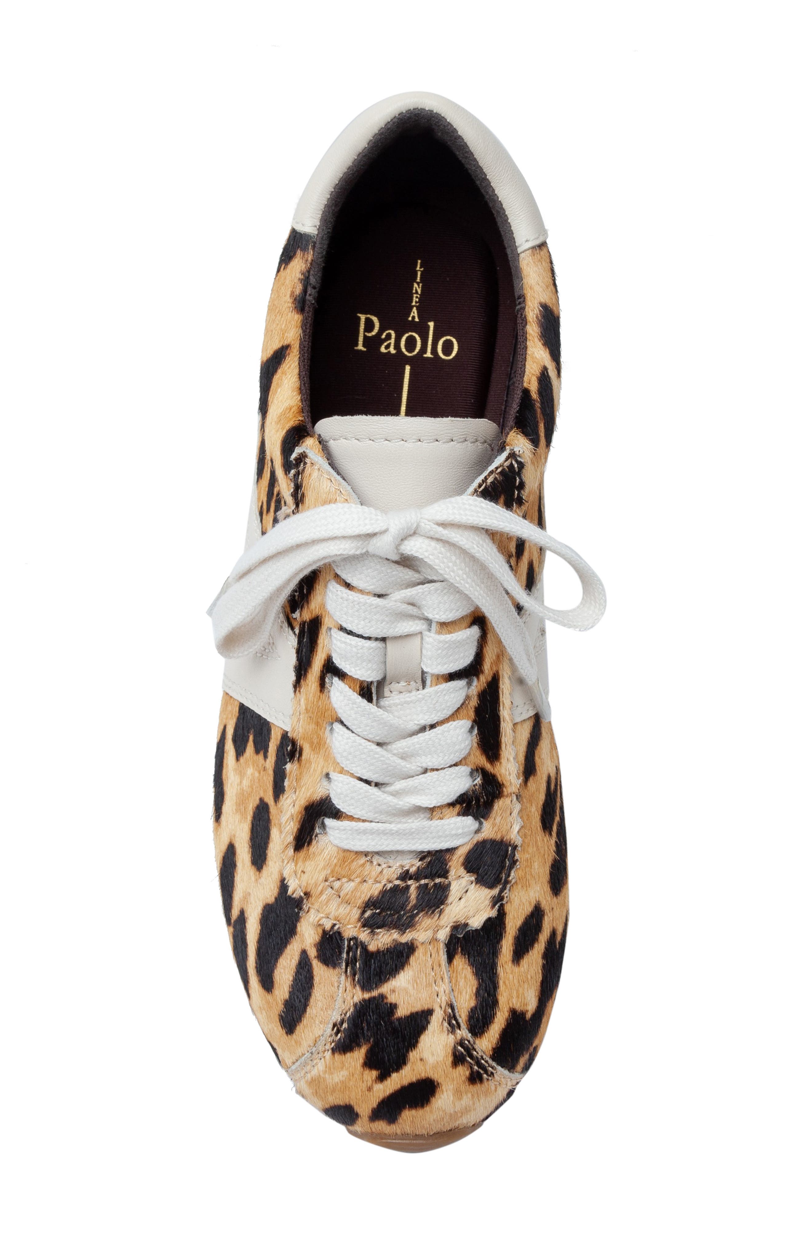 Linea Paolo Kova Genuine Calf Hair Sneaker, Alternate, color, Tan/Ivory