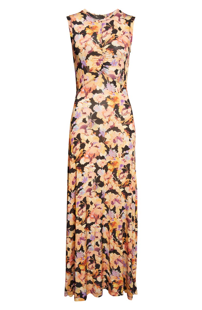 Ulla Johnson Lina Floral Maxi Dress, Alternate, color, Night Bloom