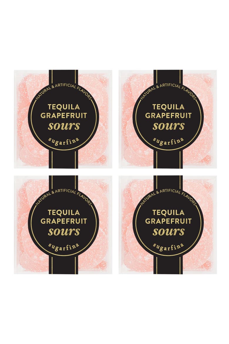 Tequila Grapefruit Set of 4 Candy Cubes, Main, color, PINK