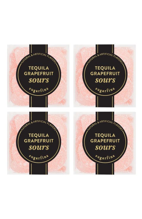 Tequila Grapefruit Set of 4 Candy Cubes