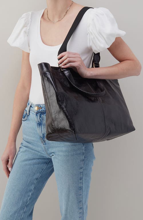 Hobo Romy Max Leather Tote In Black