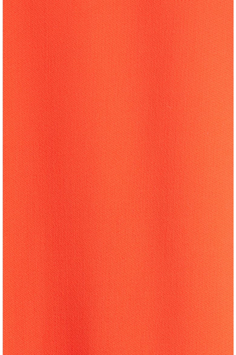 Zip Front Drawstring Hem Wool Jacket, Alternate, color, BRIGHT ORANGE