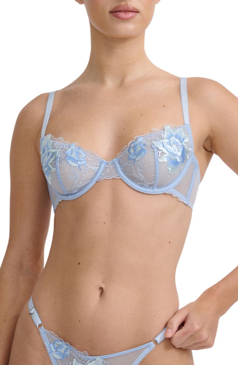 Kat The Label Belle Underwire Bra, Main, color, Ice