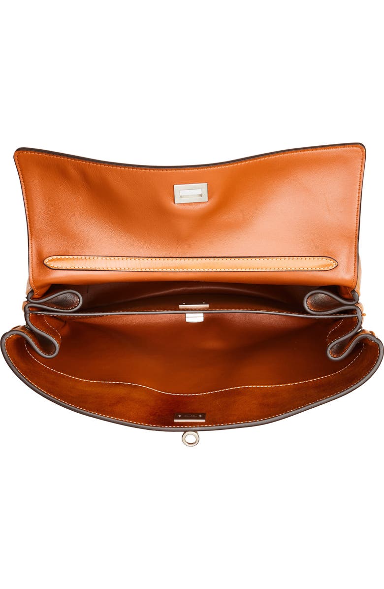 Balenciaga Medium Rodeo Leather Top Handle Bag, Alternate, color, 2753 Tan Cowboy