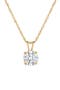  Yellow Gold/ Moissanite