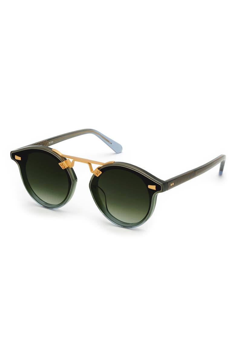 KREWE STL 63MM Round Sunglasses, Alternate, color, 