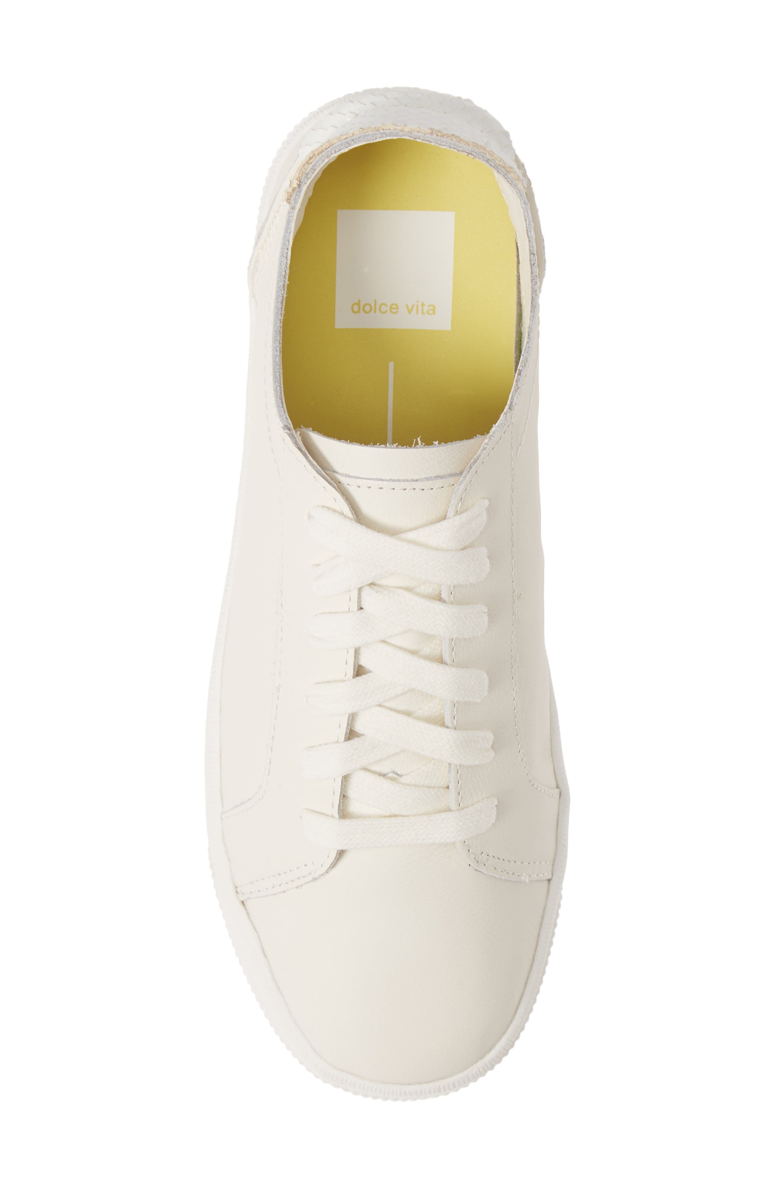 Zia Sneaker, Alternate, color, WHITE LEATHER