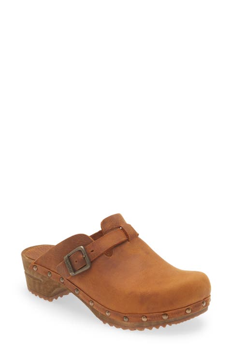Kristel Stud Leather Clog (Women)