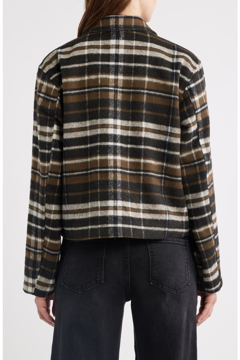 Plaid Zip Up Jacket (Women) | Nordstrom
