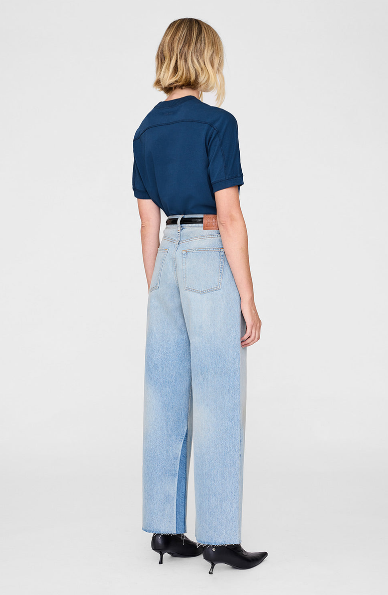 ANINE BING Jaylin Paris Tee, Alternate, color, Washed Navy