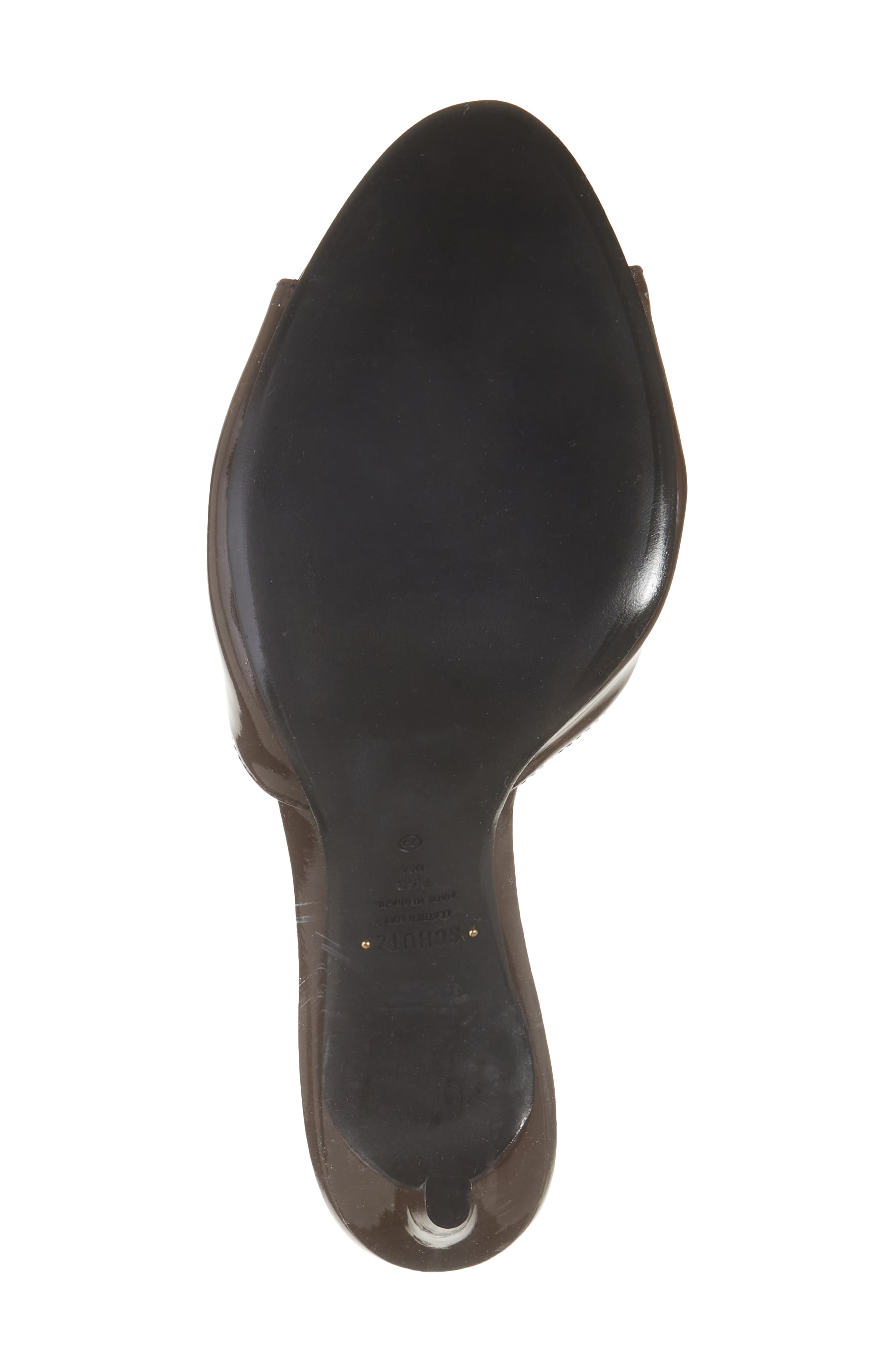 Schutz Cloe Slide Sandal, Alternate, color, Root Brown