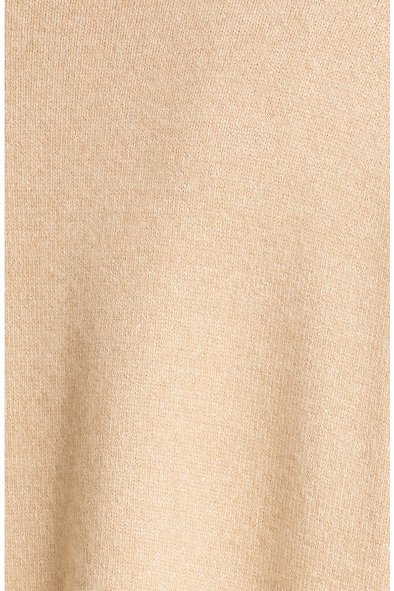 Stripe Wide Sleeve Cashmere & Silk Sweater, Alternate, color, CREAM