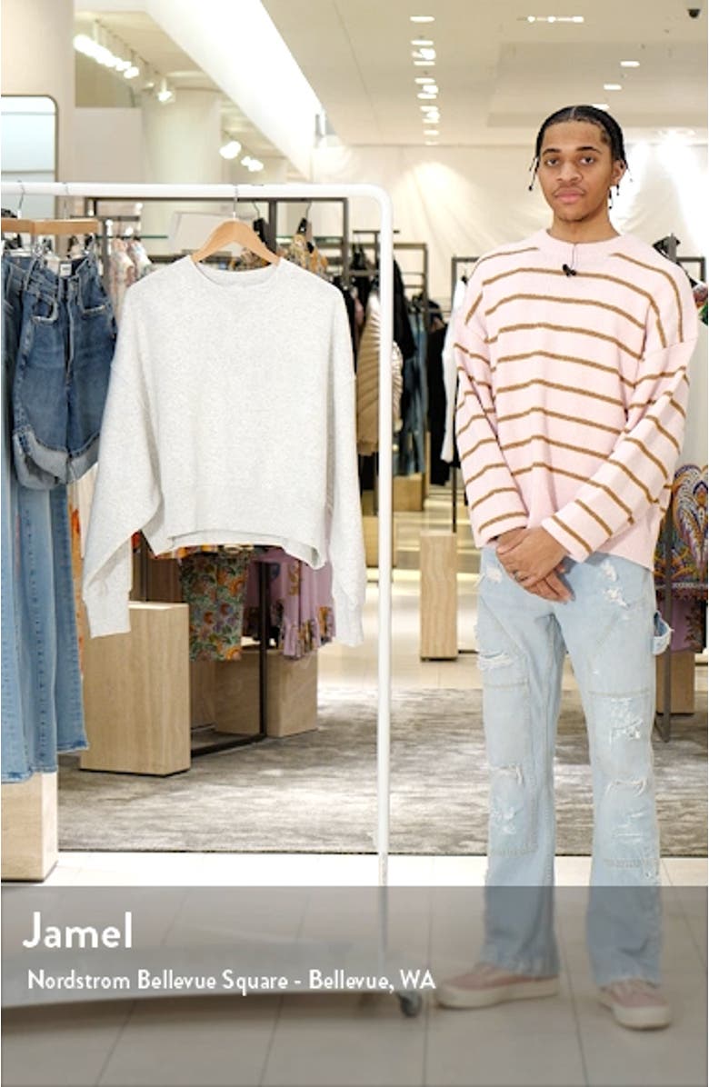 Sportswear Oversize Fleece Sweatshirt, sales video thumbnail