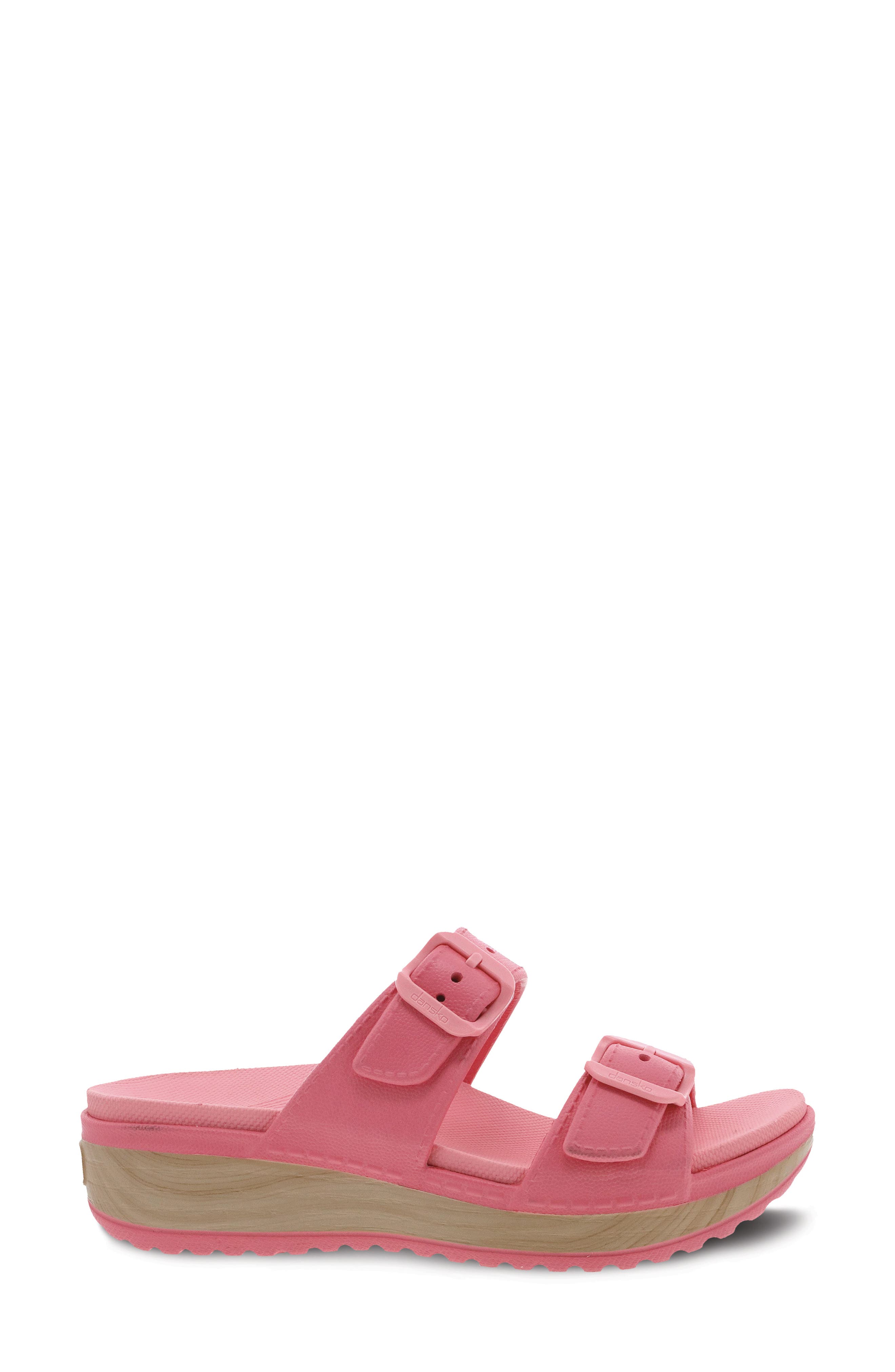 Kandi Slide Sandal, Alternate, color, CORAL MOLDED