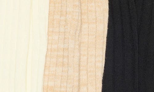 Nordstrom Rack 3-pack Rib Slouch Socks In Multi