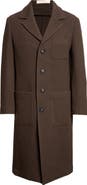 Massimo Alba Florio Single Breasted Double Face Virgin Wool Coat