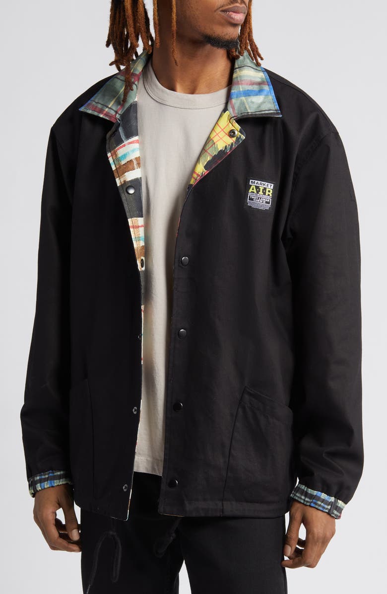 MARKET Air Troy Mixed Plaid Jacket, Alternate, color, 