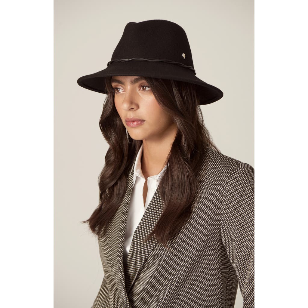 Helen Kaminski Eleonore Merino Wool Fedora in Black