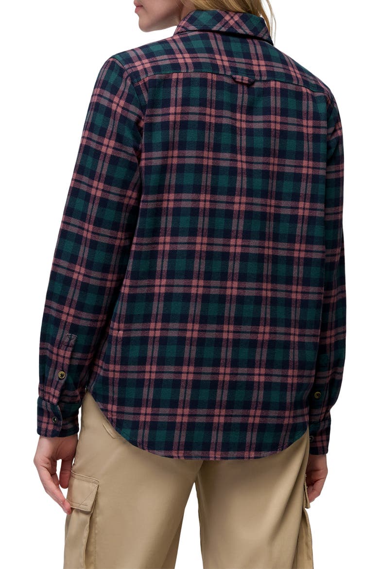 Golden Canyon Organic Cotton Flannel Shirt, Alternate, color, NAUTICAL