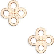 Tory Burch Kira Mother-of-Pearl Clover Stud Earrings